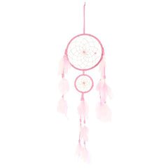 Light Pink Double Dreamcatcher with Tassels