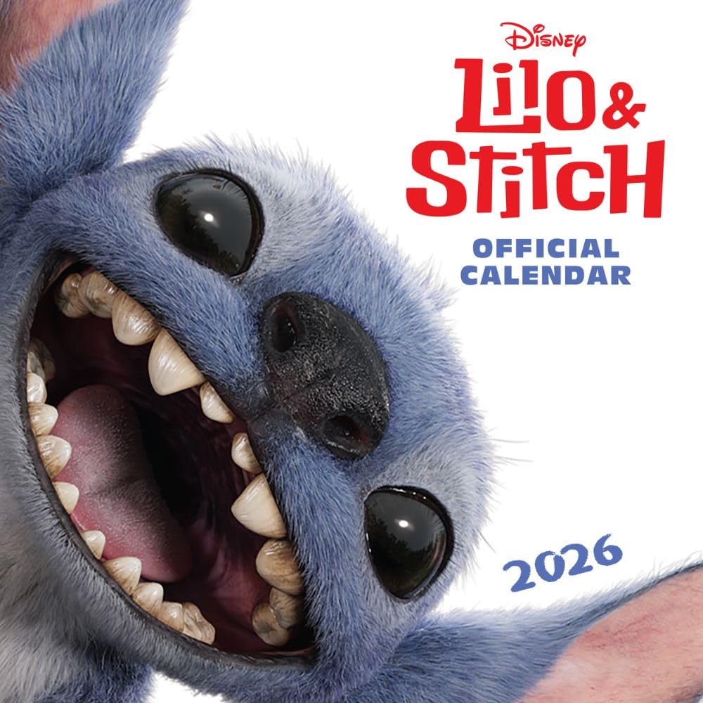 Lilo & Stitch Live Action Square Calendar 2026