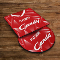 Liverpool 1989 Home Shirt - Personalised Drink Coaster - Square Or Circle