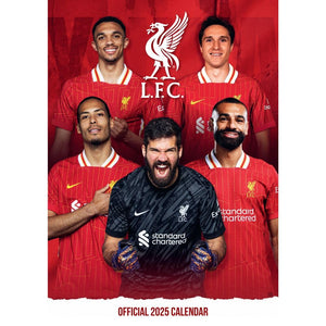 Liverpool FC A3 Calendar 2025