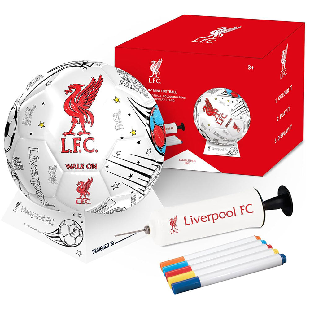 Liverpool FC 'Colour In' Mini Football Set