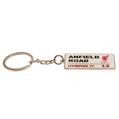 Liverpool FC Embossed Street Sign Keyring