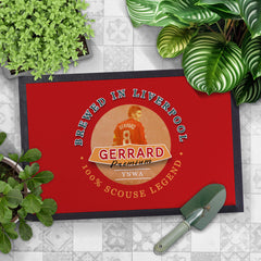 Liverpool Gerrard  - Football Legends - Door Mat -60cm X 40cm