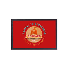 Liverpool Gerrard  - Football Legends - Door Mat -60cm X 40cm