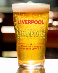 Liverpool League Champions Pint Glass