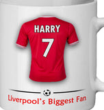 Liverpool Mug Personalised Custom Made Football Supporters Cup