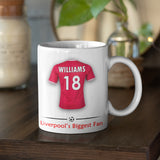 Liverpool Mug Personalised Custom Made Football Supporters Cup