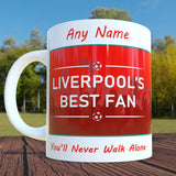 Liverpool Personalised Mug - Best Fan Cup With Name