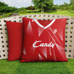 Liverpool Retro - 1989 Home Shirt - 45cm or 61cm Showerproof Outdoor Retro Cushion