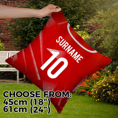 Liverpool Retro - 1989 Home Shirt - 45cm or 61cm Showerproof Outdoor Retro Cushion