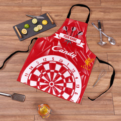 Liverpool Retro - 1989 Home Shirt - Personalised Darts Apron
