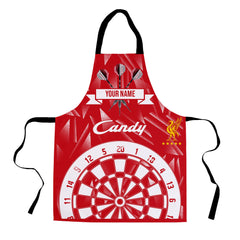 Liverpool Retro - 1989 Home Shirt - Personalised Darts Apron