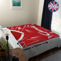 Liverpool Retro - 1989 Home Shirt - Retro Fleece Blanket