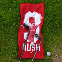 Liverpool Rush 9 - Football Legends - Golf Towel