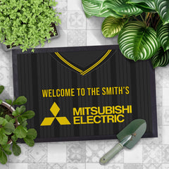 Livingston 1995 Home Shirt - Personalised Retro Door Mat - 60cm x 40cm