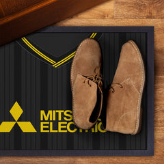 Livingston 1995 Home Shirt - Personalised Retro Door Mat - 60cm x 40cm