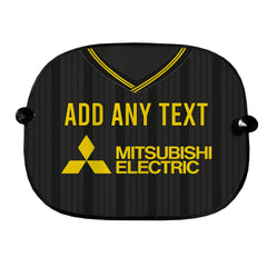 Livingston 1995 Home Shirt - Personalised Retro Football Car Sun Shade - Set of 2