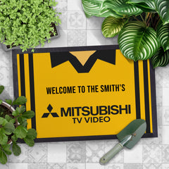 Livingston 1997 Home Shirt - Personalised Retro Door Mat - 60cm x 40cm