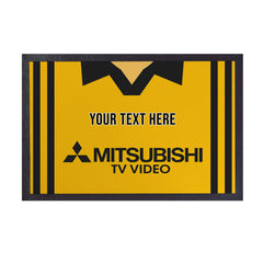 Livingston 1997 Home Shirt - Personalised Retro Door Mat - 60cm x 40cm