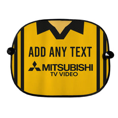 Livingston 1997 Home Shirt - Personalised Retro Football Car Sun Shade - Set of 2