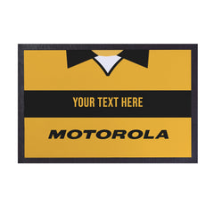 Livingston 2001 Home Shirt - Personalised Retro Door Mat - 60cm x 40cm