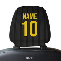 Livingston Retro 1995 Home - Retro Football Shirt - Pack of 2 - Car Seat Headrest Covers