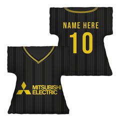 Livingston Retro 1995 Home Shirt - Personalised Retro Shirt Cushion