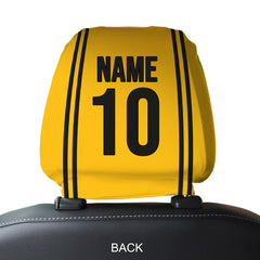 Livingston Retro 1997 Home - Retro Football Shirt - Pack of 2 - Car Seat Headrest Covers