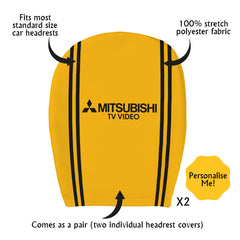 Livingston Retro 1997 Home - Retro Football Shirt - Pack of 2 - Car Seat Headrest Covers