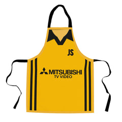Livingston Retro 1997 Home Shirt Apron - Personalised Retro Football Adults Apron