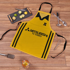 Livingston Retro 1997 Home Shirt Apron - Personalised Retro Football Adults Apron