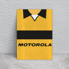 Livingston Retro 2001 Home Shirt - A4 Personalised Metal Sign Plaque - Frame Options Available