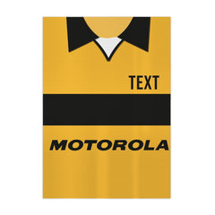 Livingston Retro 2001 Home Shirt - A4 Personalised Metal Sign Plaque - Frame Options Available