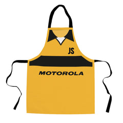Livingston Retro 2001 Home Shirt Apron - Personalised Retro Football Adults Apron