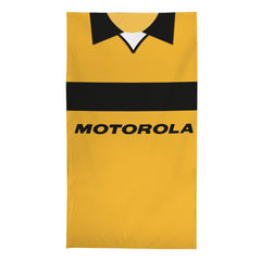 Livingston Retro 2001 Home Shirt - Personalised Lightweight, Microfibre Retro Beach Towel - 150cm x 75cm