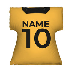 Livingston Retro 2001 Home Shirt - Personalised Retro Shirt Cushion