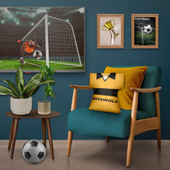 Livingston Retro 2001 Home Shirt - Personalised Retro Shirt Cushion