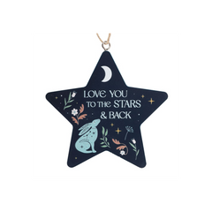 Love You to the Stars and Back Hare Hanging Decoration