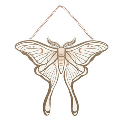 Luna Moth Hanging Sign