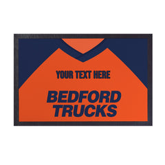 Luton - 1983 Away Shirt - Personalised Retro Door Mat - 60cm x 40cm