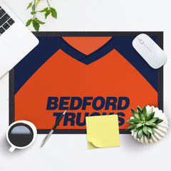 Luton - 1983 Away Shirt - Personalised Retro Door Mat - 60cm x 40cm
