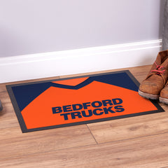 Luton - 1983 Away Shirt - Personalised Retro Door Mat - 60cm x 40cm