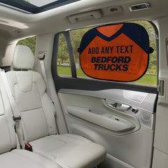 Luton - 1983 Away Shirt - Personalised Retro Football Car Sun Shade - Set of 2