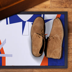 Luton - 1992 Away Shirt - Personalised Retro Door Mat - 60cm x 40cm