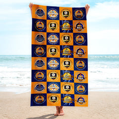 Luton - Football Legends - Microfibre Beach Towel - 150cm x 75cm