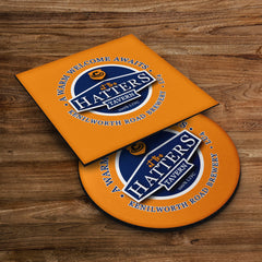 Luton Hatters - Football Coaster - Square Or Circle