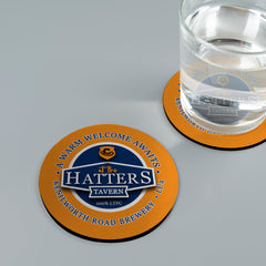Luton Hatters - Football Coaster - Square Or Circle