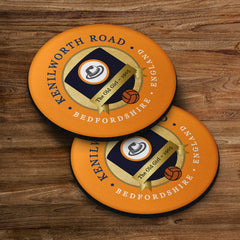 Luton Kenilworth Road - Football Coaster - Square Or Circle