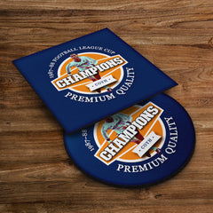 Luton League Cup - Football Coaster - Square Or Circle
