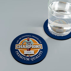 Luton League Cup - Football Coaster - Square Or Circle
